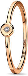 Кольцо на фалангу из розового золота c бриллиантом Severika, размер 13.0, артикул 311156