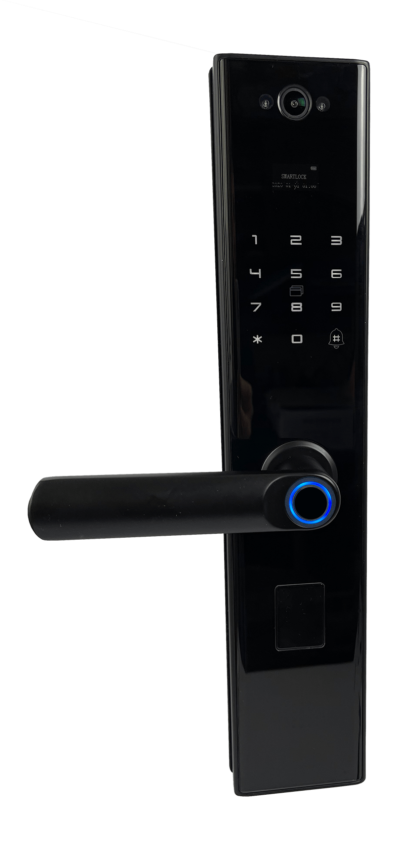 Электронные замки на двери MiRLock Электронный замок MirLock F773 с видеоглазком+карта+пароль+отпечаток пальца+ключ - фотография № 1