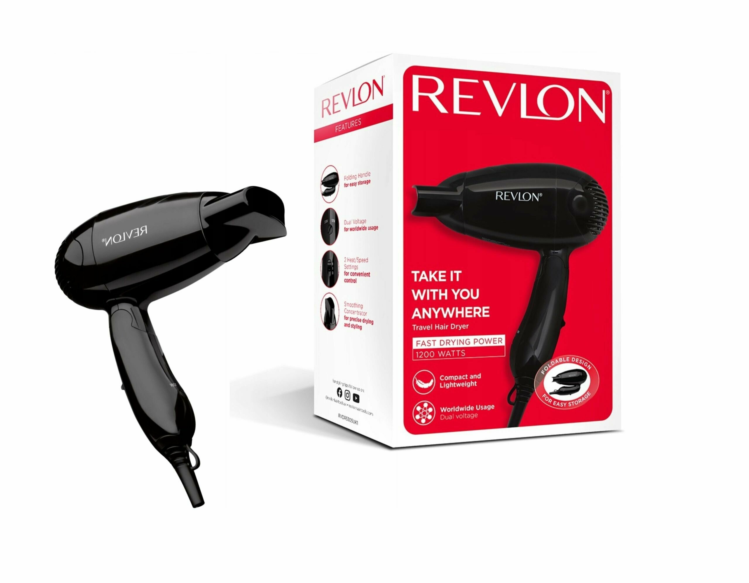 Фен дорожный Revlon RVDR5305E складная ручка - фотография № 5