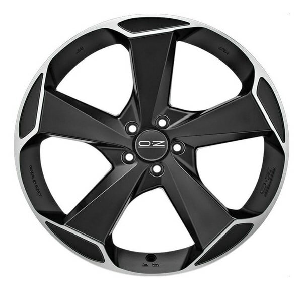 OZ Aspen HLT 20X8.5J 5X112 ET30 DIA79 Matt Black Diamond Cut