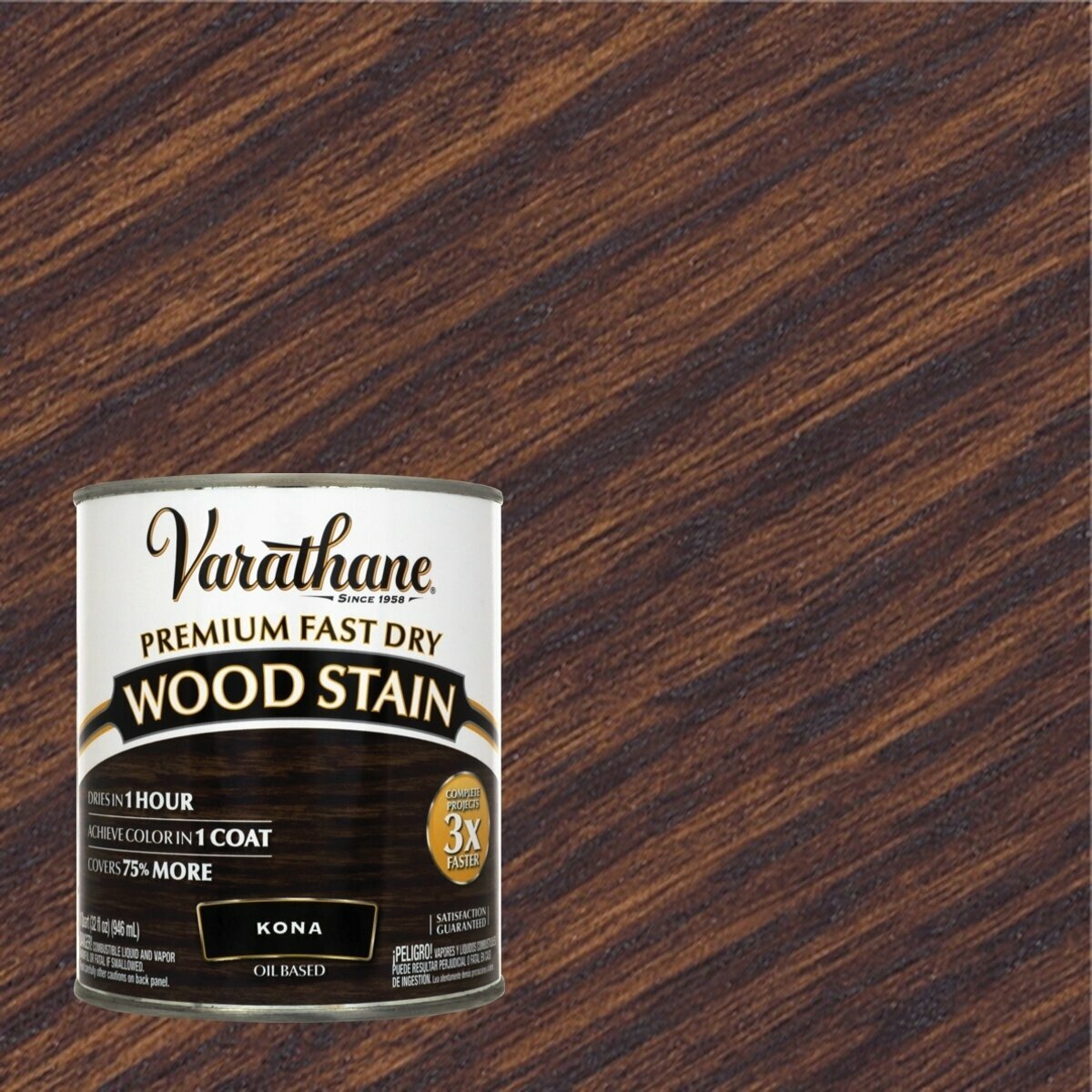 Быстросохнущая морилка на масляной основе Varathane Fast Dry Wood Stain 946 мл Кофе 262010