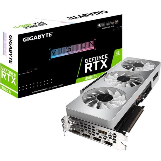 Видеокарта GIGABYTE GeForce RTX 3080 Ti VISION OC 12G