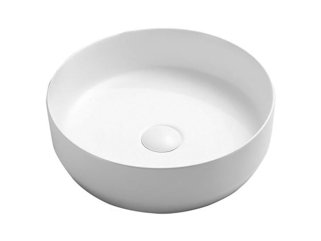 Ceramica Nova Умывальник чаша накладная круглая (цвет Белый Матовый) Element 390*390*120мм