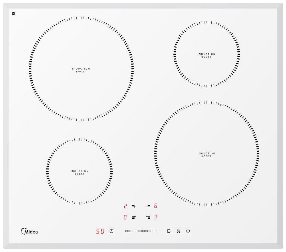 Встраиваемая электрическая варочная панель Midea MIH 64721 FW