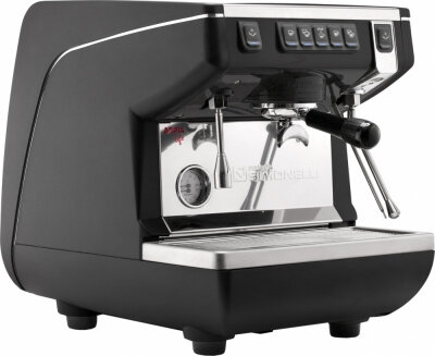 Рожковая кофемашина NUOVA SIMONELLI APPIA LIFE 1GR V 220V высокая группа автомат черная