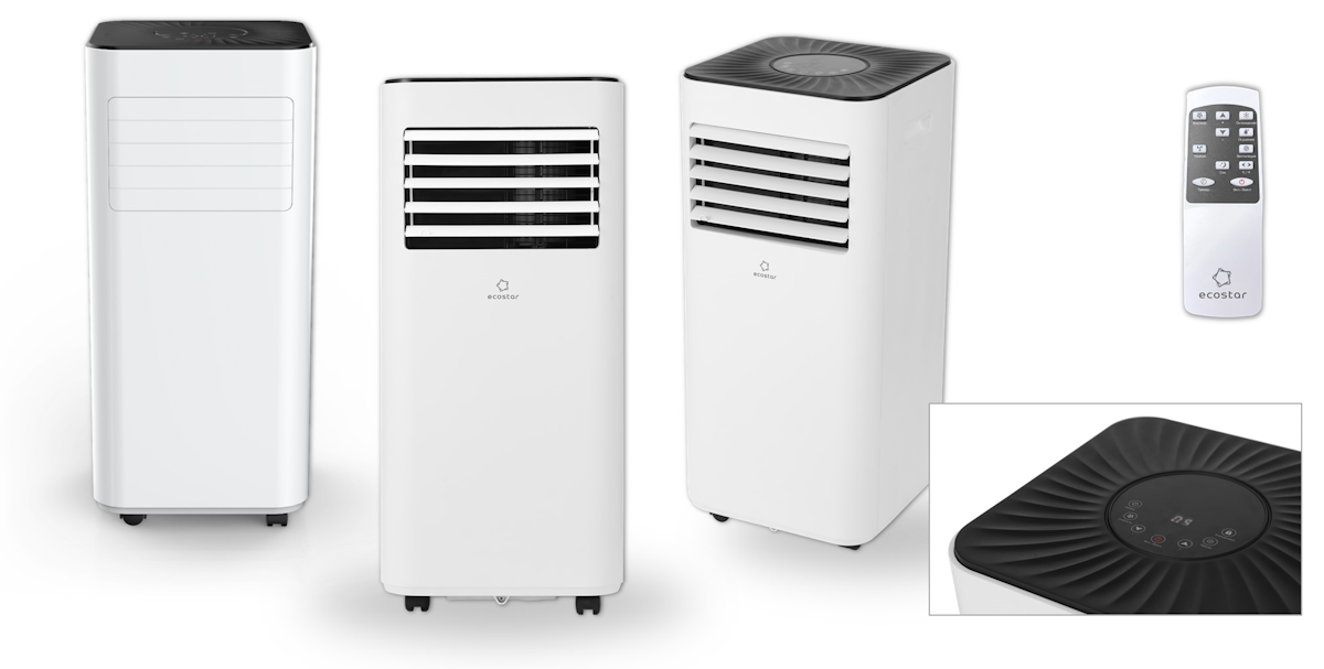 фото Мобильный кондиционер KV-DS05CH E, белый / черный, площадь помещения до 21 м², класс А