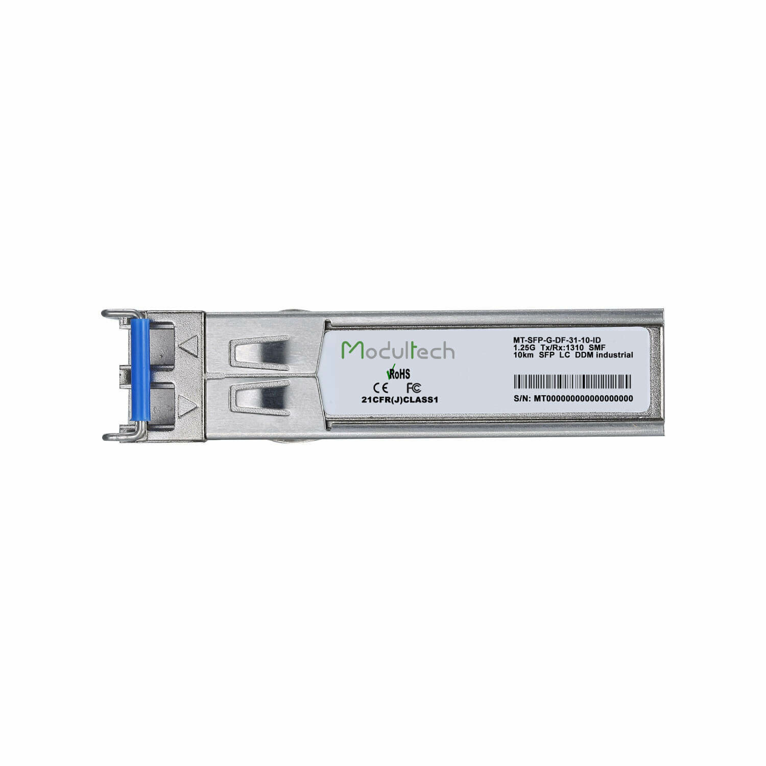 Industrial SFP 125 Гбит/с 10 км 1310 нм SMF LC