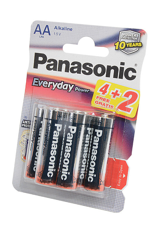 Panasonic Батарейка Panasonic Everyday Power LR6EPS/6BP, 6шт
