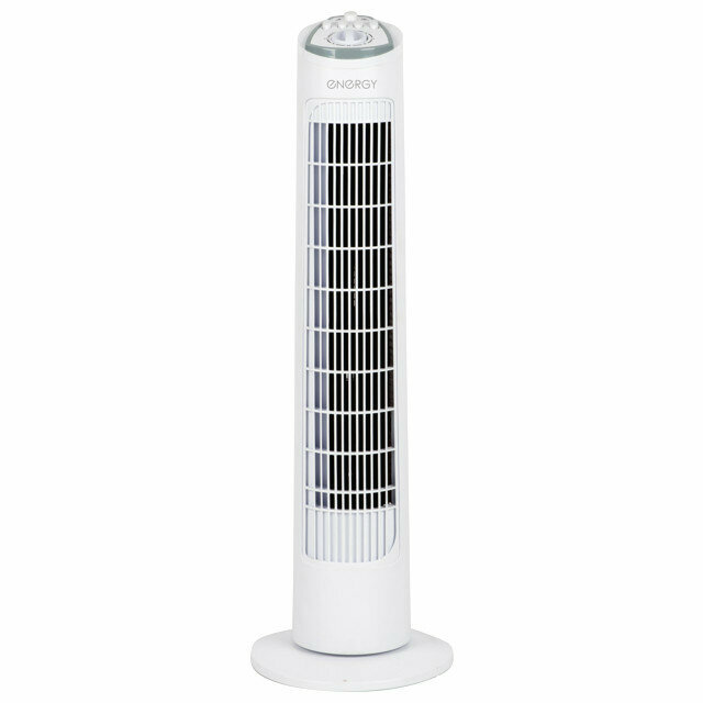 Вентилятор-колонна напольный energy tower en-1622 50вт 3 режима белый