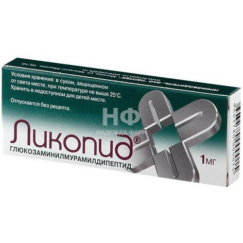 Иммуномодуляторы Пептек Ликопид таб 1 мг №10