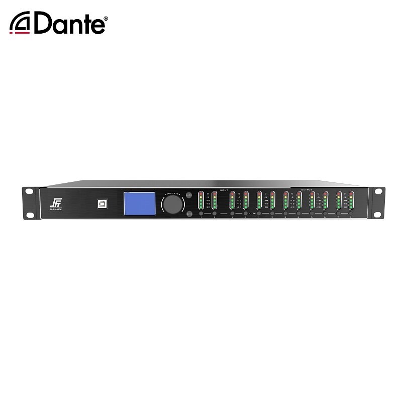 Dolphin D26 / Цифровой аудио процессор 2 входа / 6 выходов DANTE DSP 24 бит/48кГц EQ / S-TRACK