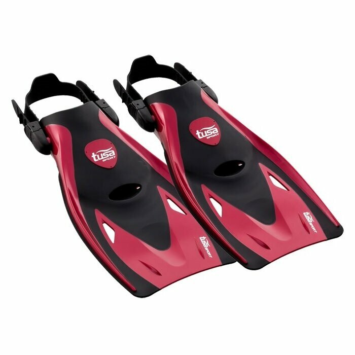 Ласты Tusa Sport UF-21 с открытой пяткой бордовые L (41-46)