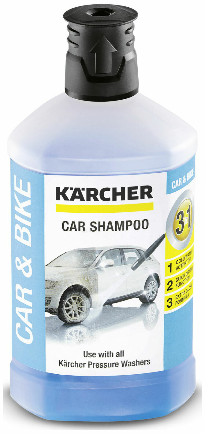 Автомобильный шампунь «3 в 1» Karcher RM 610 (1л) 62957500