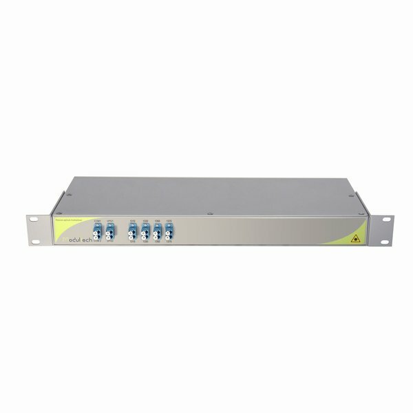 Мультиплексор CWDM, 4-канальный, 1310-1370 нм, двухволоконный, Rack Unit