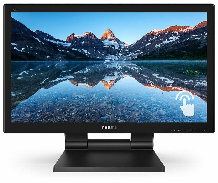 Монитор 22" Philips 222B9T/00 черный TN 1920x1080 250 cd/m^2 1 ms DVI HDMI DisplayPort VGA Аудио USB