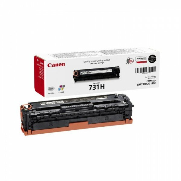 Расходный материал Canon Картридж canon 731H bk для lbp 7100Cn/7110Cw Black (2.4K) 6273B002