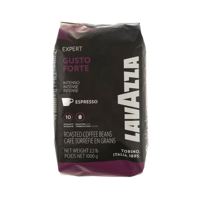 Lavazza Кофе зерновой LAVAZZA GUSTO Forte Vending, 1 кг - фотография № 1