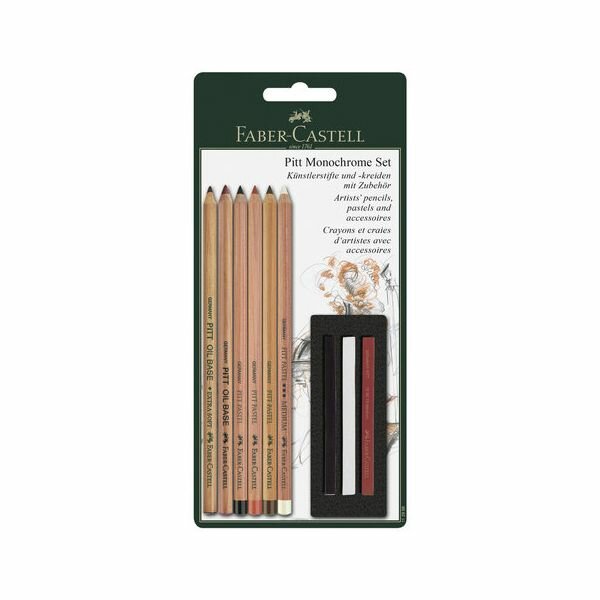   FABER-CASTELL Pitt Monochrome, 9 , 