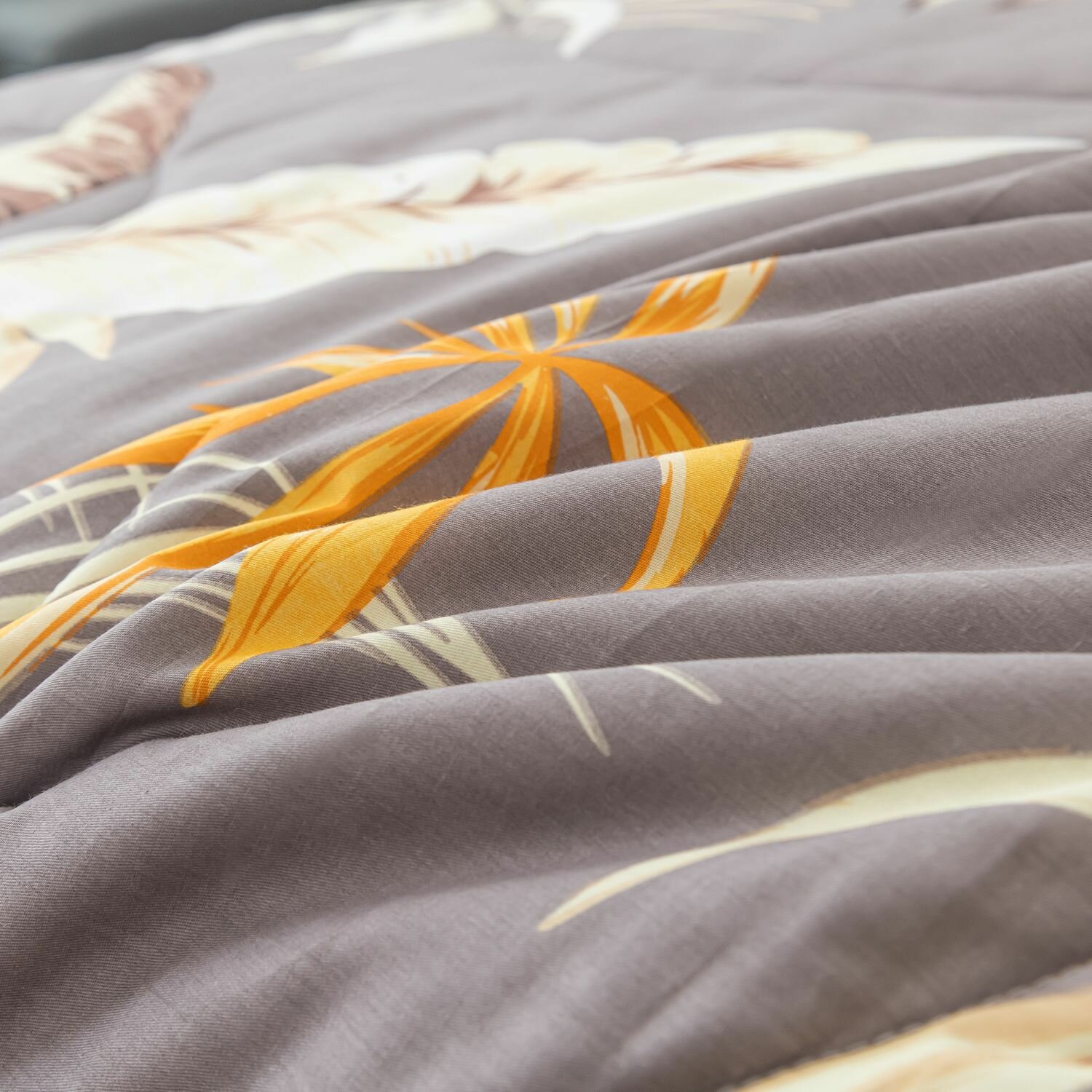 Постельное белье с одеялом Однотонный Сатин OB127 Евро наволочки 50-70 - фотография № 4