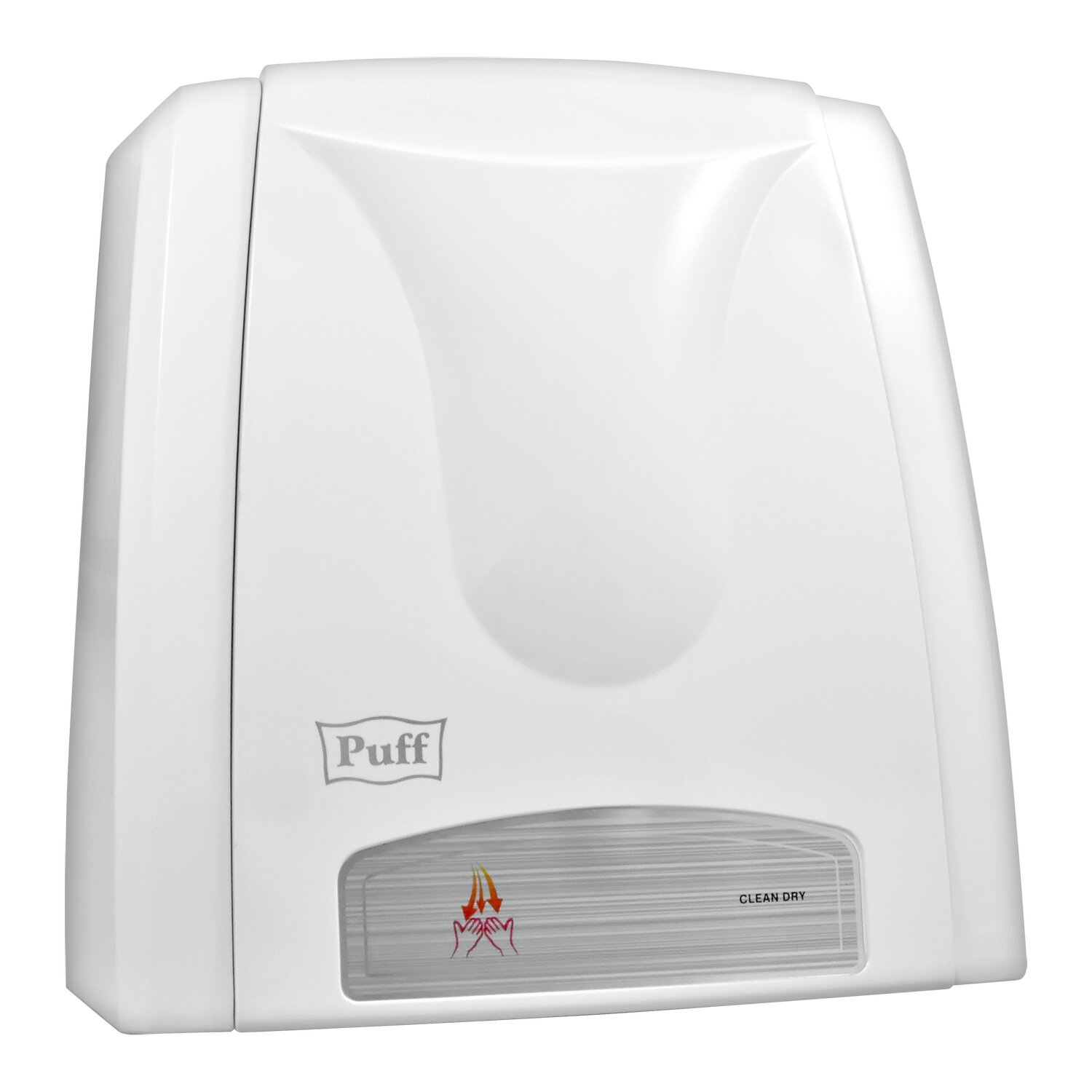 Электросушитель для рук "Puff-8811A", белый, 1,5 кВт