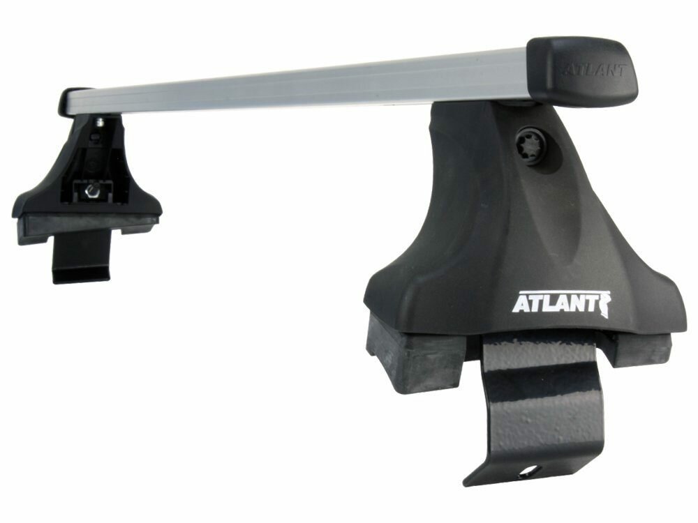 Багажник Atlant (Атлант) для Ford Fiesta 5-дв. хэтчбек 2008-2014 (прямоугольная дуга) Арт. 7002+8825+7111