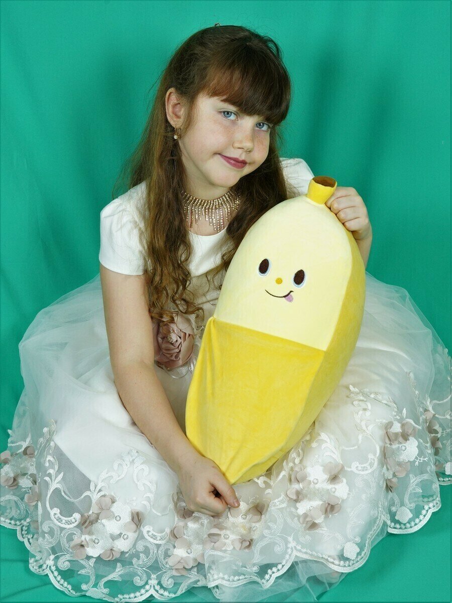 фото Мягкая игрушка - подушка Банан 50 см.