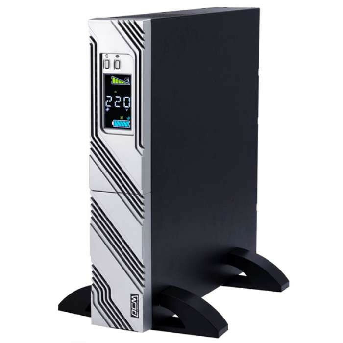 Источник бесперебойного питания Powercom Smart-UPS SMART RT, Line-Interactive, 3000VA/2700W, Rack/Tower, IEC 8*C13+ 1*C19, Serial+USB, SNMP Slot, подкл. доп. Батарей (1157690)