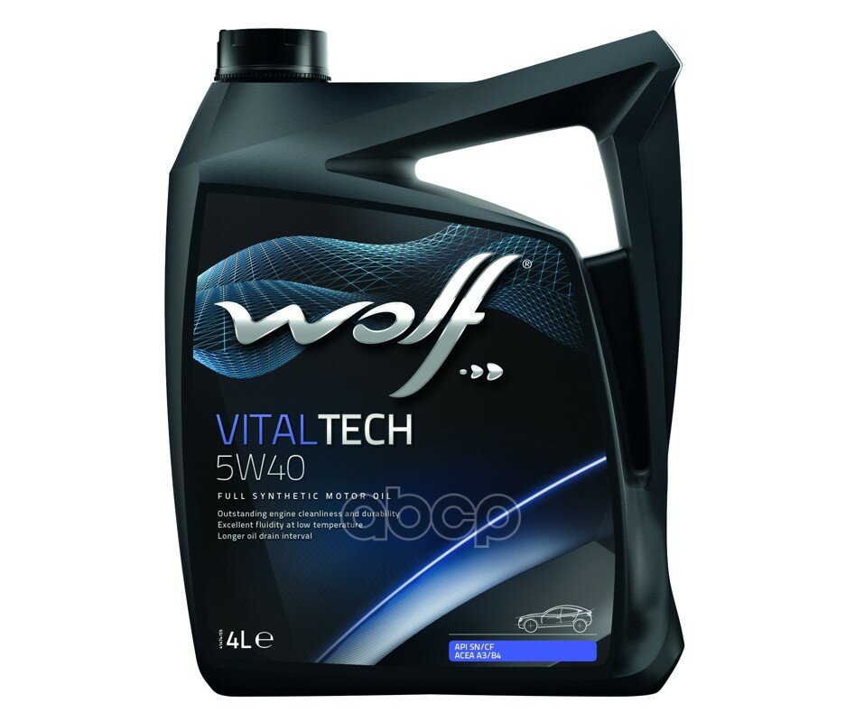 Wolf Масло Моторное Синтетическое Vitaltech 5w-40, 4л