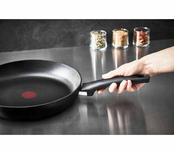 Набор сковород Tefal Hard Titanium 22 / 28 см титан - фотография № 6