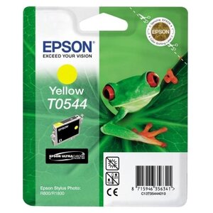 Epson Картридж Epson T0544 Yellow желтый Stylus Photo R1800 R800 C13T05444010