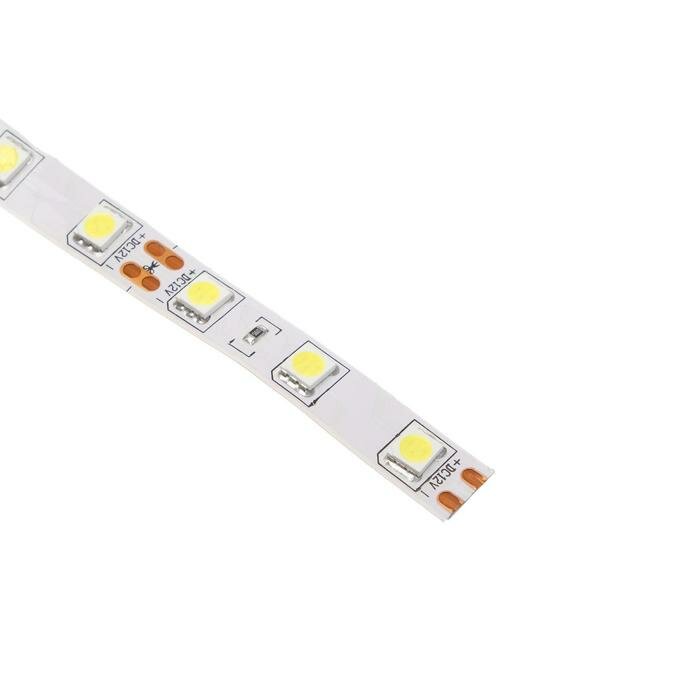 Светодиодная лента Ecola PRO 5 м, IP20, SMD5050, 60 LED/м, 14.4 Вт/м, 12 В, 6000К - фотография № 2