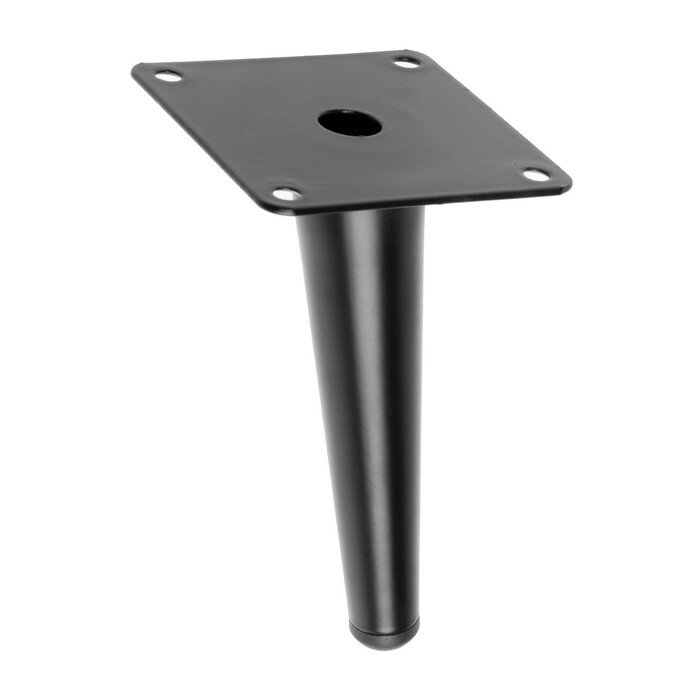 фото Опора мебельная CAPPIO OP07,h=150мм,толщ площ 1,8, цвет матовый черный