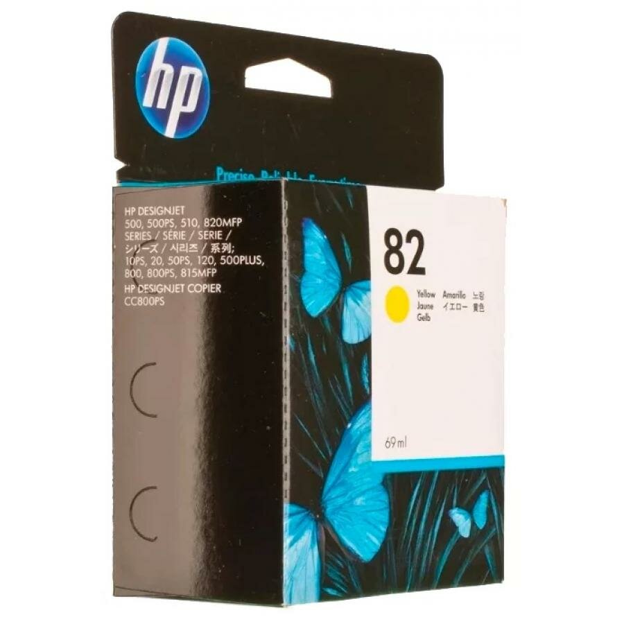 Картридж HP C4913A для HP DJ 500/800, желтый