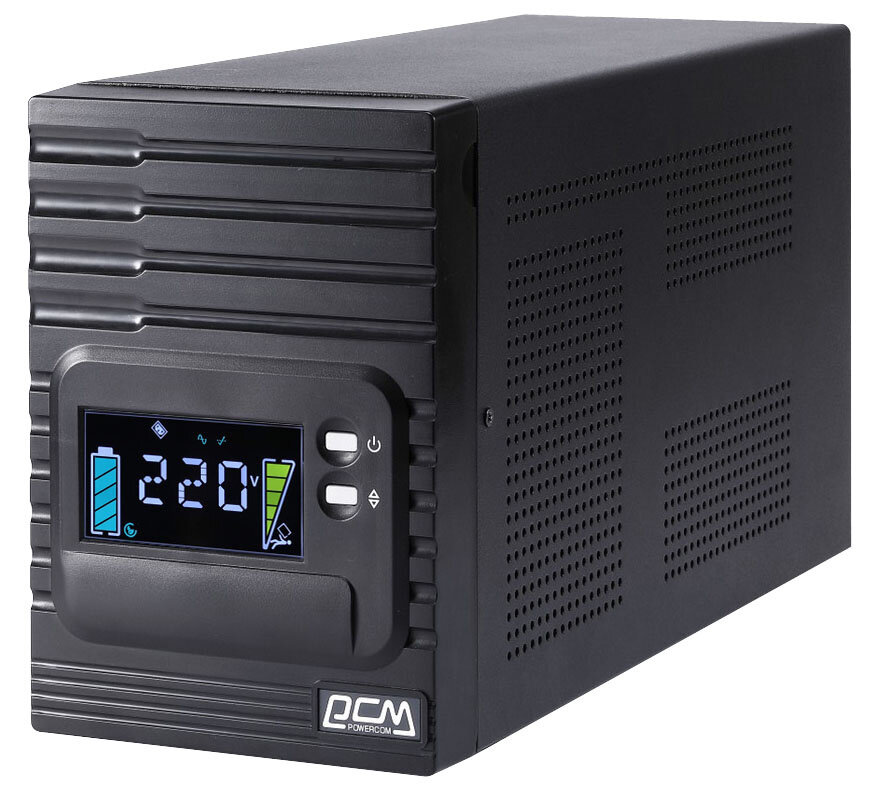 ИБП UPS PowerCom SPT-3000-II LCD Line-Interactive, 3000VA/2400W, LCD, SNMP Slot