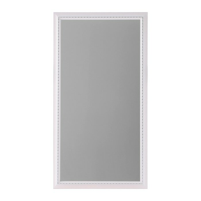Зеркало настенное «Медальон», белое, 60×110 cм, рама пластик, 43 мм - фотография № 1