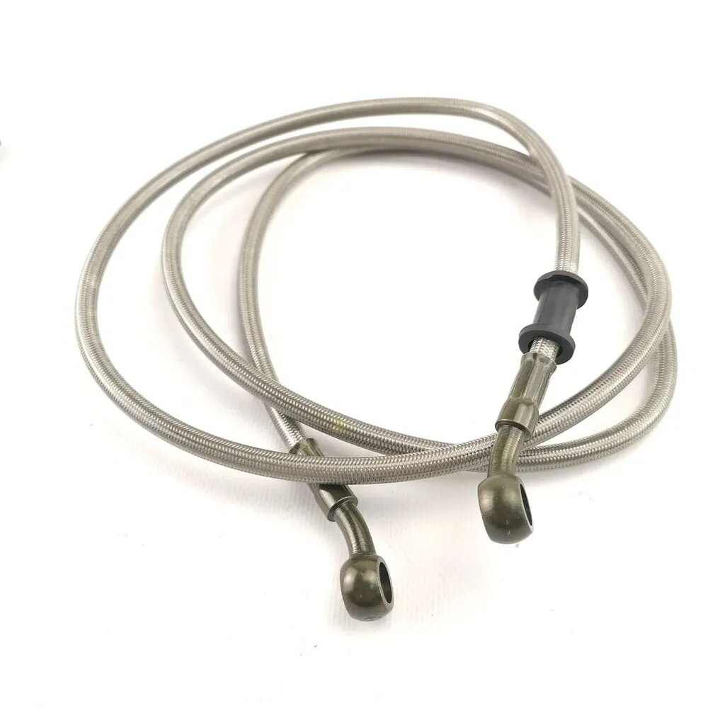 фото Шланг тормозной для мотоцикла (армированный) L-1200мм d-10мм серый