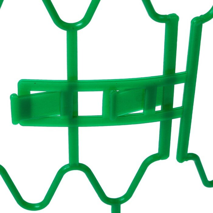 Кустодержатель для клубники, d = 15 см, h = 18 см, пластик, набор 10 шт., зелёный, «Волна» - фотография № 2