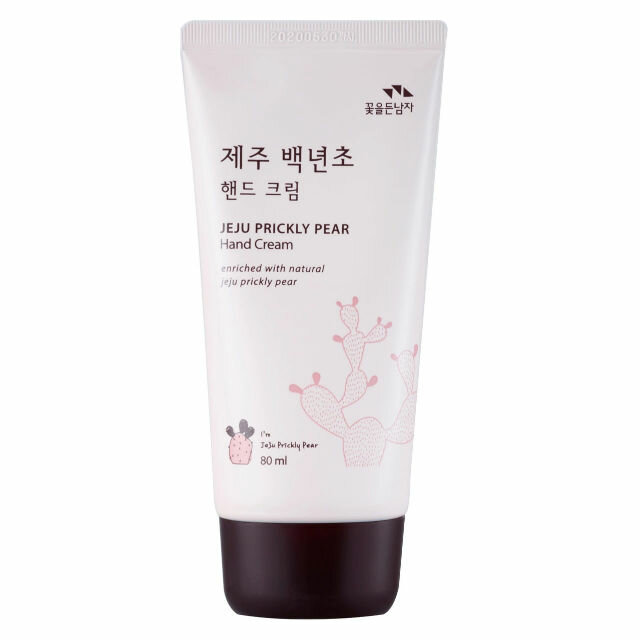 Flor de Man Крем для рук с кактусом увлажняющий Jeju Prickly Pear Hand Cream, 80 мл 1 шт