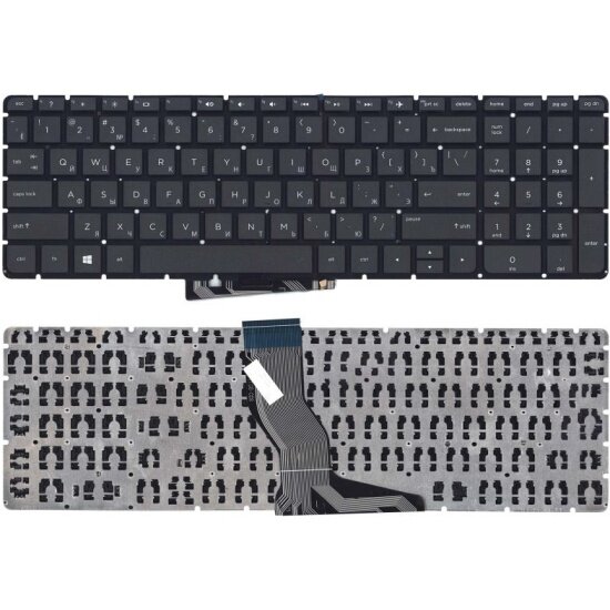 Клавиатура для ноутбука Amperin HP Pavilion 15-ab 17-ab черная