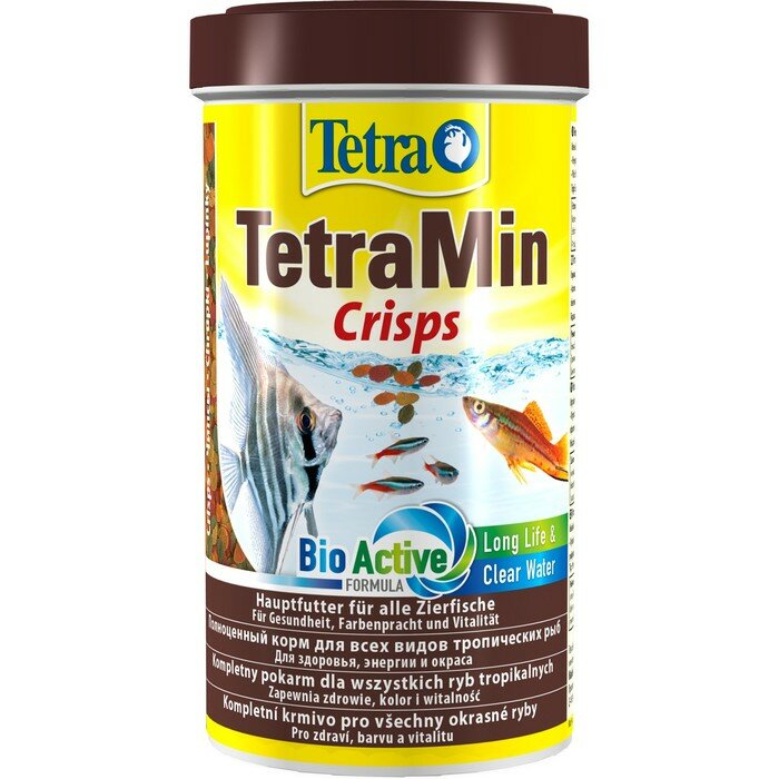 TETRA Корм TetraMin Crisps для рыб, чипсы, 500 мл, 110 г