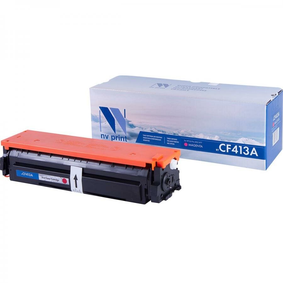 Картридж NV Print CF413A Magenta для Нewlett-Packard LaserJet Color Pro M377dw/M452nw/M452dn/M477fdn/M477fdw/M477fnw (2300k)