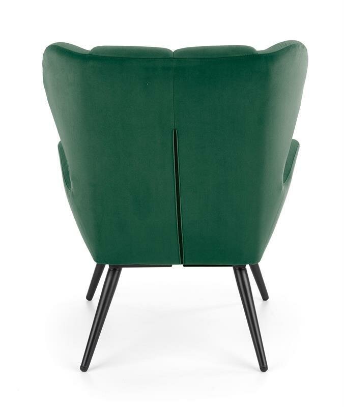 Кресло Halmar TYRION (темно-зеленый) - фотография № 4