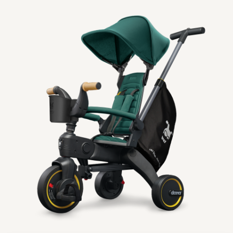 Детский трехколесный велосипед Doona Liki Trike S5, Racing Green