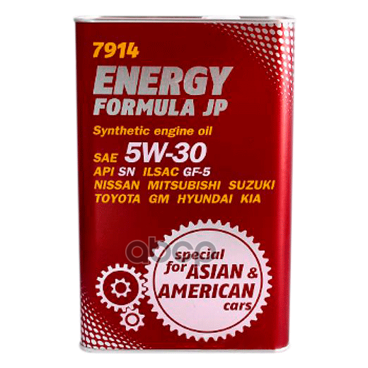 MANNOL  . Energy Formula Jp 5w-30 4 .