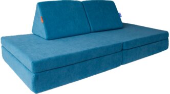 Детский игровой диван-трансформер Playdivan Steel Blue