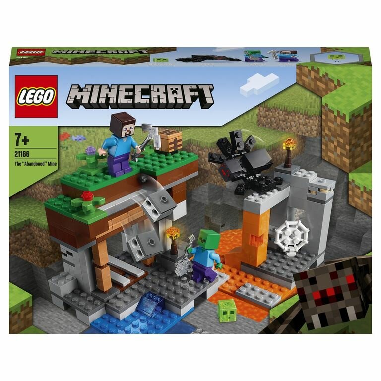 LEGO Minecraft Конструктор Заброшенная шахта, 21166