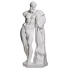 Мастерская Экорше Гипсовая фигура, Статуя Геракла, 27,5 х 27,5 х 74 см - изображение