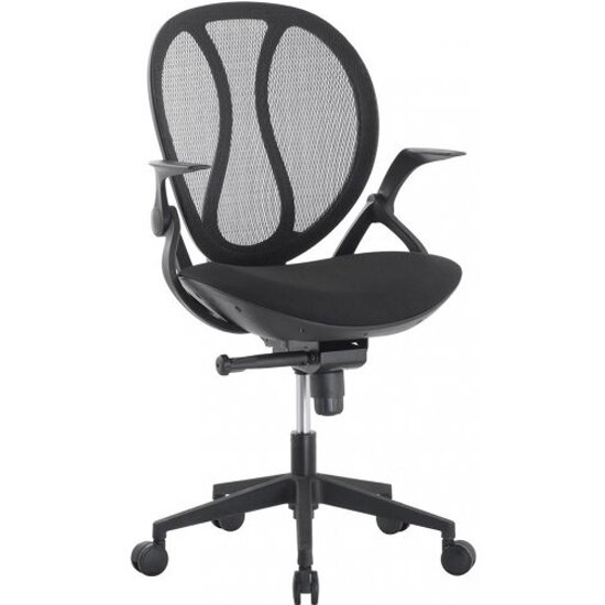 Кресло офисное TETCHAIR SHELL ткань, черный