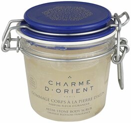 Пилинг Charme d'Orient Гоммаж квасцовый с ароматом цветков апельсинового дерева 300 гр. / Gommage corps à la pierre d’alun parfum Fleur d’Oranger