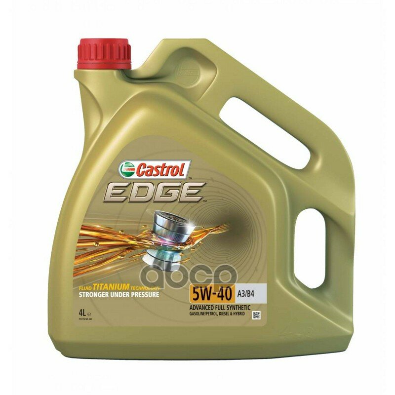 Castrol Масло Castrol Моторное Edge A3/B4 5w-40 Синтетическое 4 Л